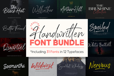 Handwritten Font Bundle