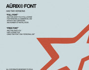 Aürix Y2k Typeface