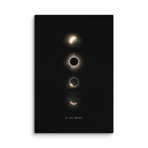 Total Eclipse Canvas Print