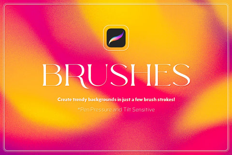 Procreate Brushes for Grain Backgrounds