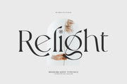 Relight – Modern Serif Font with Clean Lines