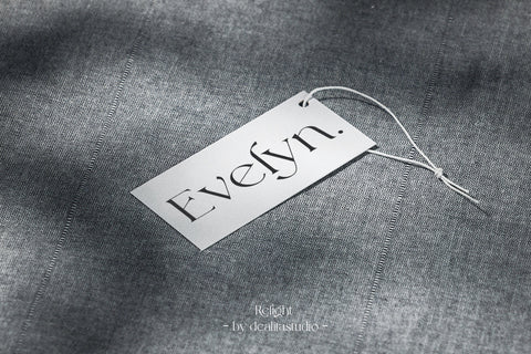 Relight – Modern Serif Font with Clean Lines