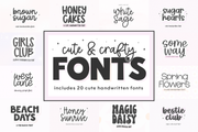 Cute Font Bundle | 20 Fonts