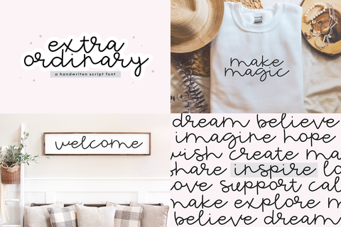 Cute Handwritten Font Bundle | Vol 2