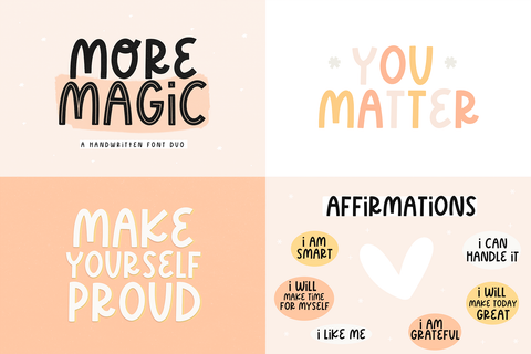 Cute Handwritten Font Bundle | Vol 2