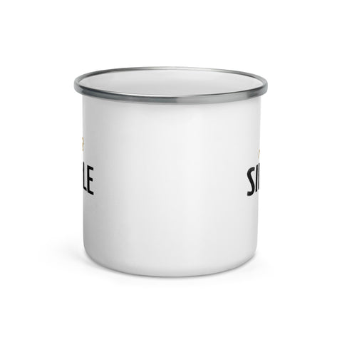 Keep it Simple Enamel Mug