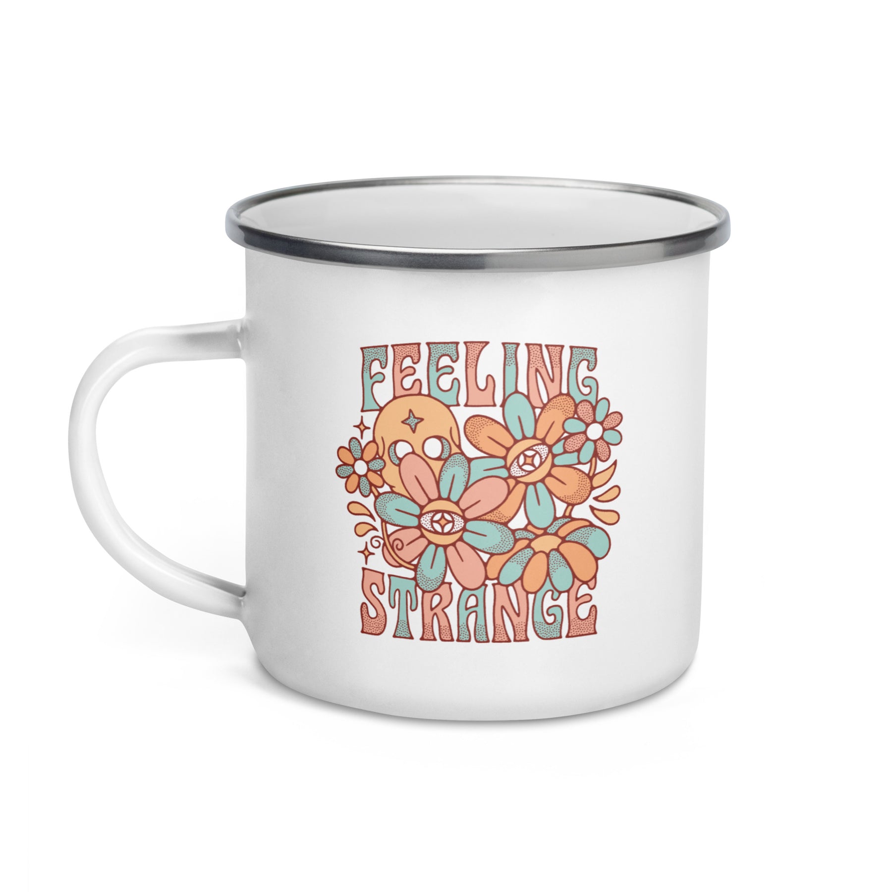 Feeling Strange Enamel Mug