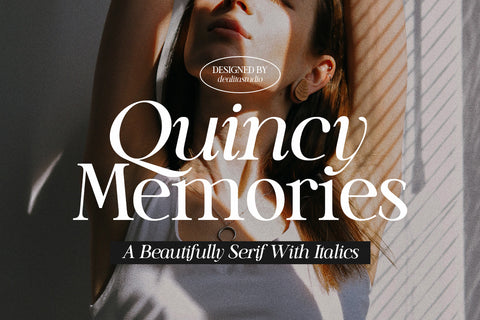 Quincy – Stylish Serif Font with Elegant Contrast