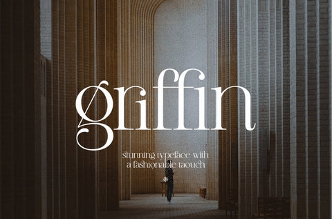 Griffin Serif – Elegant Minimalist Font with Stylish Ligatures