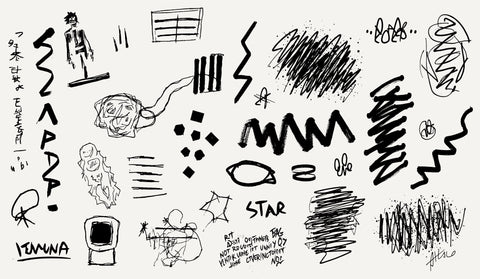Free Scribble Textures 100+
