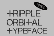Tripple Orbital Typeface