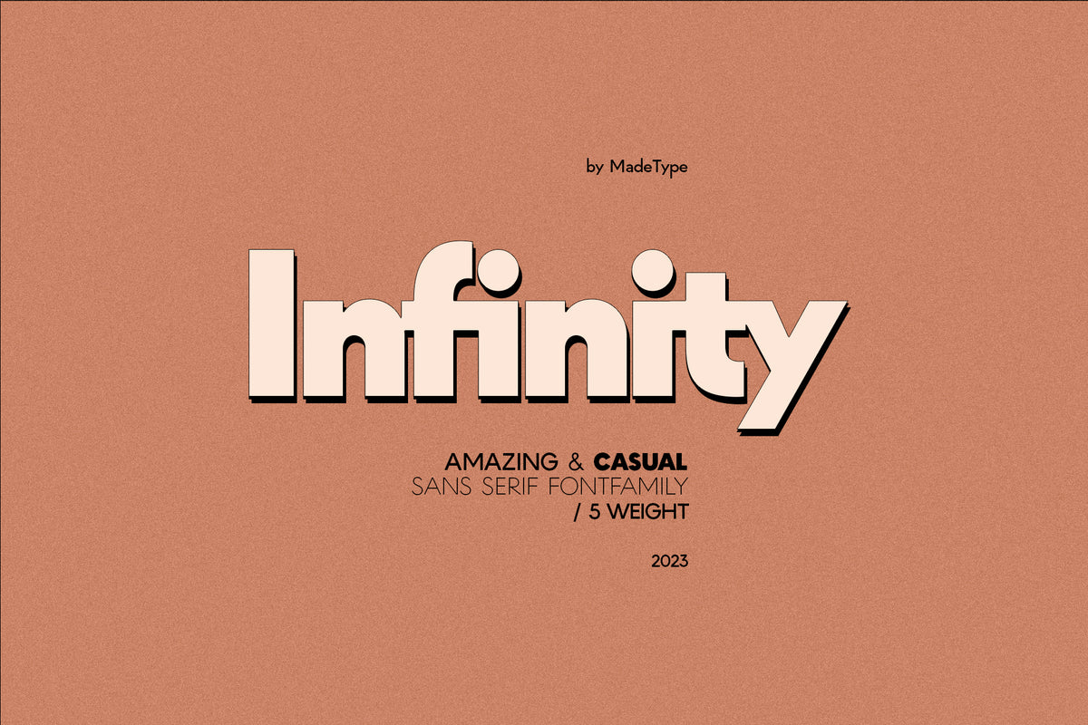 MADE Infinity - Classic Sans Serif Type Family – Pixel Surplus
