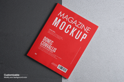 Magazine Mockup - Pixel Surplus