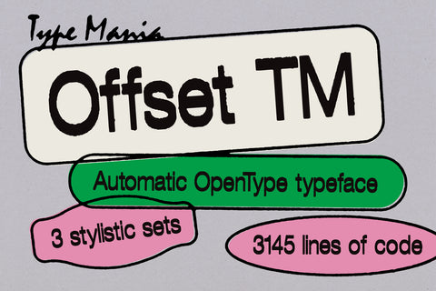 50 TYPE MANIA FONTS // 50% OFF!