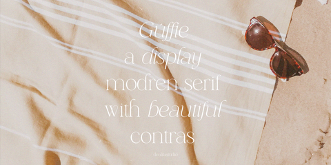 Guffie – Minimalist Serif Font for Clean Typography