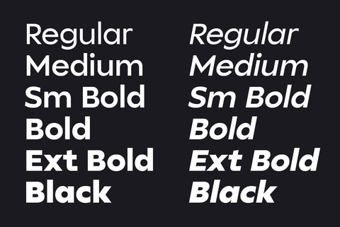 Unitea Sans Serif Family