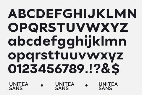 Unitea Sans Serif Family