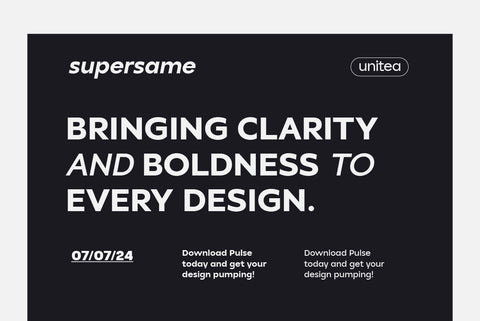 Unitea Sans Serif Family