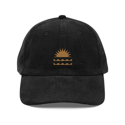 Ocean Sun Vintage Corduroy Cap - Pixel Surplus