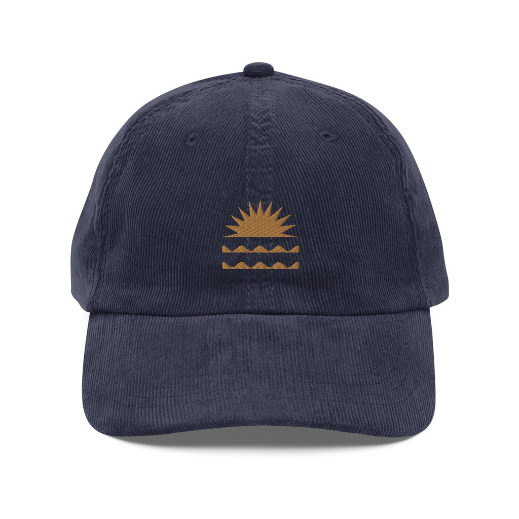 Ocean Sun Vintage Corduroy Cap - Pixel Surplus