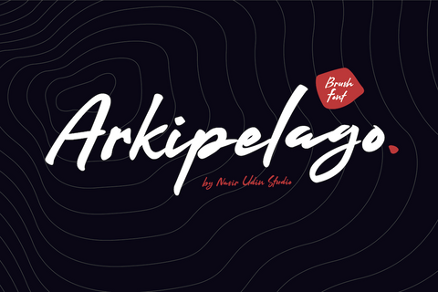 Arkipelago - Free Inky Brush Script - Pixel Surplus