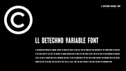 LL Detechno - Free Variable Font - Pixel Surplus
