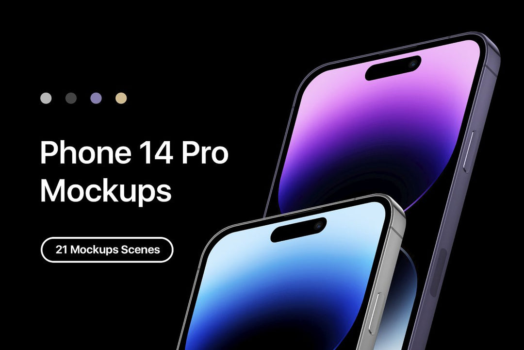 iPhone 14 Pro - Free PSD Mockups – Pixel Surplus