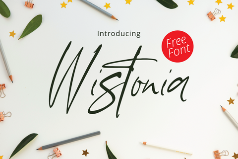 Wistonia Signature - Free Font