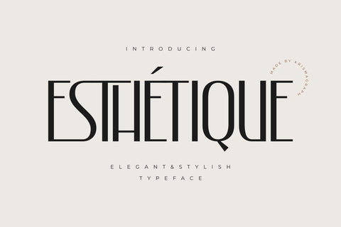 Esthetique - Elegant & Stylish Display Font