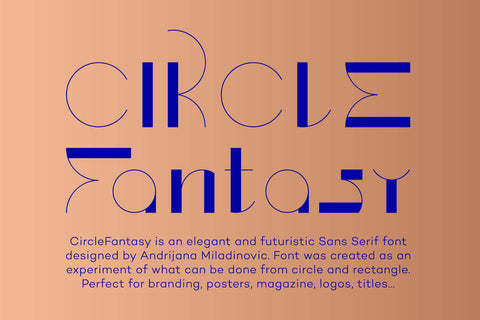 CircleFantasy - Free Futuristic Sans Serif Font