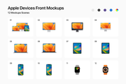 12 Apple Device Mockups - 2023 - Free Sample