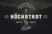 Höchstadt - Bold Industrial Typeface