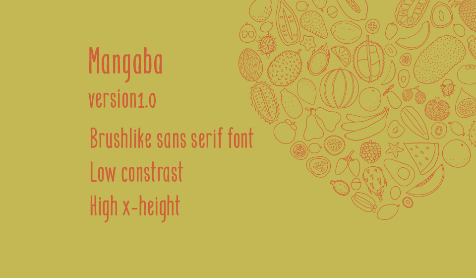 Mangaba - Free Hand Drawn Font - Pixel Surplus