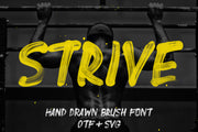 Strive - Hand Painted Font