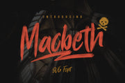 Macbeth - Free SVG Font - Pixel Surplus
