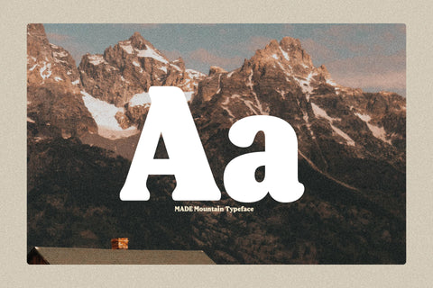 MADE Mountain - Free Font