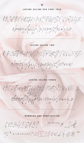 LovingCeline SVG Script Brush Font