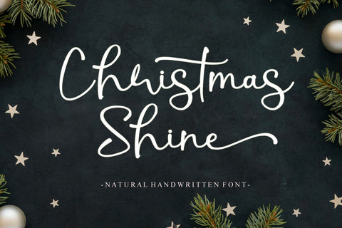Christmas Shine - Free Script Font