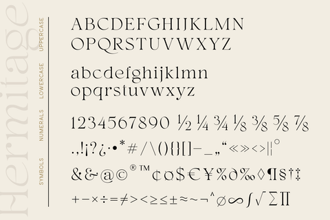 Hermitage - Modern Serif Font