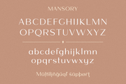 Mansory - Elegant Sans Serif Font Family