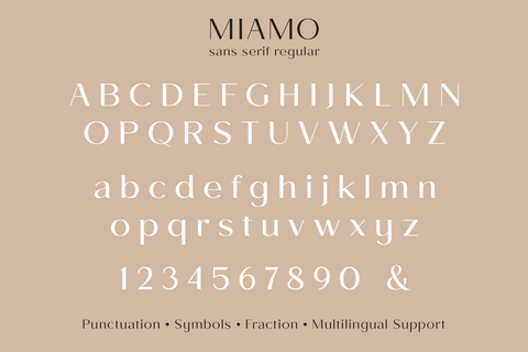 Miamo - Script & Sans Font Family