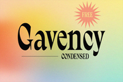 Gavency Condensed - Free Display Serif Font