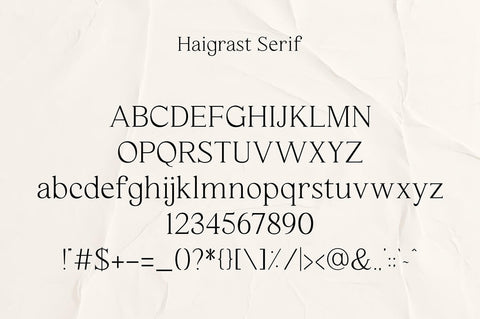 Haigrast - Free Font Duo - Pixel Surplus