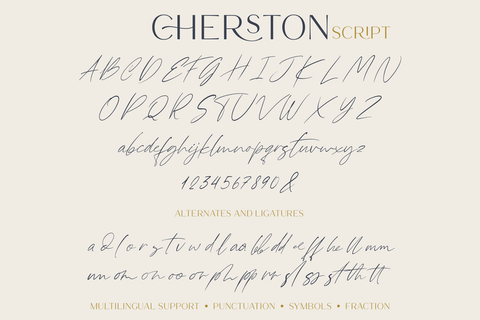 Cherston - Font Family