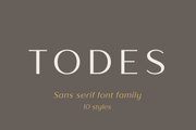 Todes - Modern Font Family