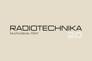 Radiotechnika - Free Industrial Display Font