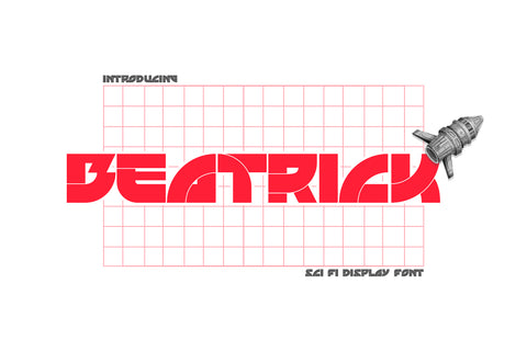 Beatrick - Free Sci-Fi Display Font