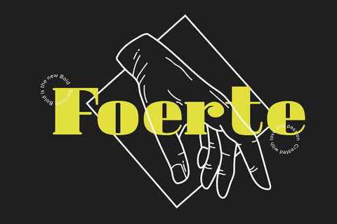 Foerte - Free Beautiful Accent Serif Font - Pixel Surplus