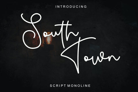 South Town - Free Script Font