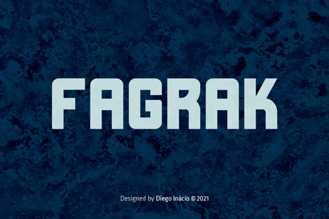 Fagrak - Free Bold Font - Pixel Surplus